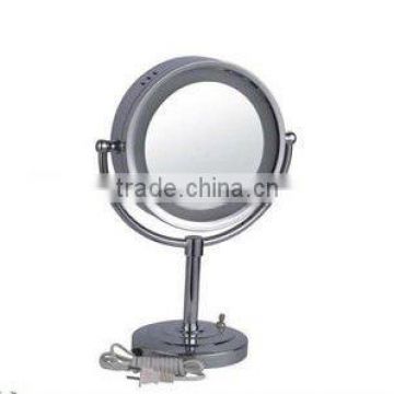 led illuminated table bathroom mirror,fluorescent desk mirror,bath flash mirror