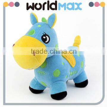 China Made Graceful Blue Horse Promotional Baby Plush Toy