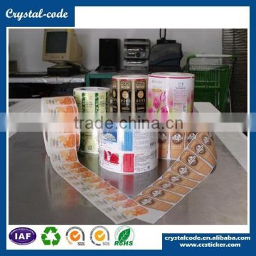 Eco- solvent glossy 3d hologram transparent removable adhesive pp sticker