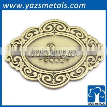 furniture nameplate metal label design