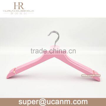 HRW-6610P pink color lotus wood coat hanger