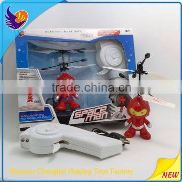 HY-830 Best Gift for Kids Huiying Newest Flying LED Spaceman Flying Helcopter Toy for Kids