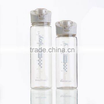 Promotional water bottle joyshaker logo/water plastic clear joyshaker water bottle