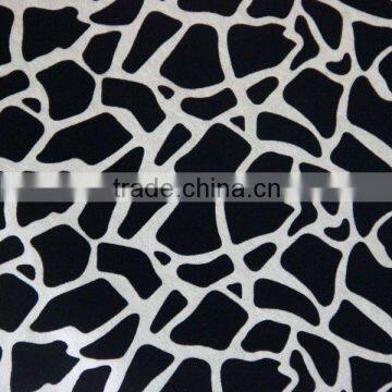 Hot sell PU material for sofa leather usage surface transfer flock