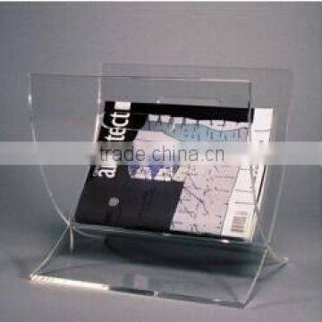 Acrylic counter book display racks