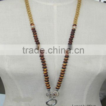 Rosary bead alloy unisex cloth fashion necklaces