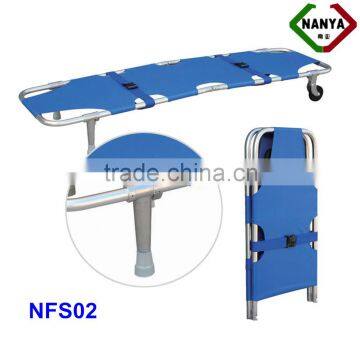 conveninent medical folding transporting stretcher