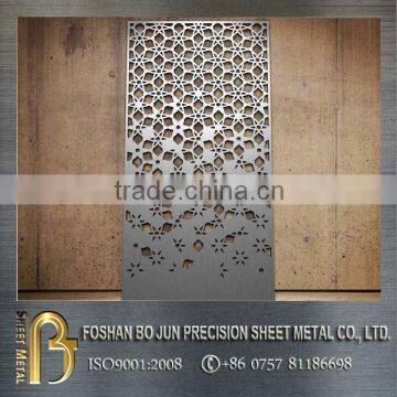 manufacturing custom metal screen , laser cutting metal screen made in china