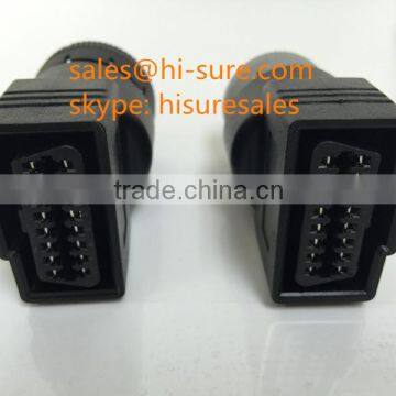 heavy duty connector deutsch connectors J1708/J1939 to obd2 adapter for heavy duty truck diagnostic scan tool