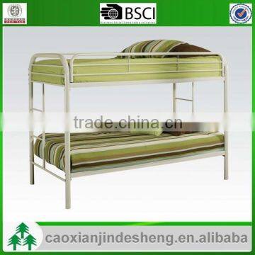 Widely use baby metal twin over twin bunk bed - White color TT-14