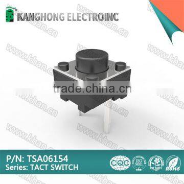 Made in China momentary contact 2 pin tact switch