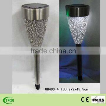 Waterproof Stainless With Glass Lawn Lamps Street Decoration Solar Light