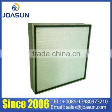 Mini-Pleat H13 HEPA box air filter for cleanroom