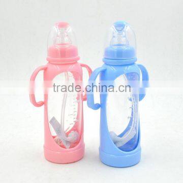 Colorful Plastic Material Best Selling Baby Training Drinking Cup Bottle