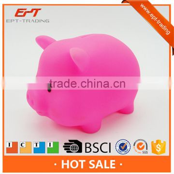 Lovely pink pig saving money box coin bank for kids