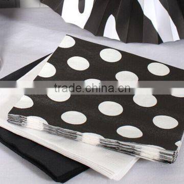 disposable square dot party paper napkin