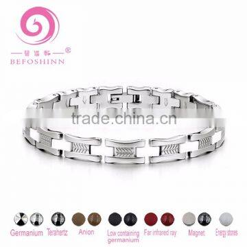 White Zirconia Ceramic Bracelet with 99.999%Germanium bracelet japan