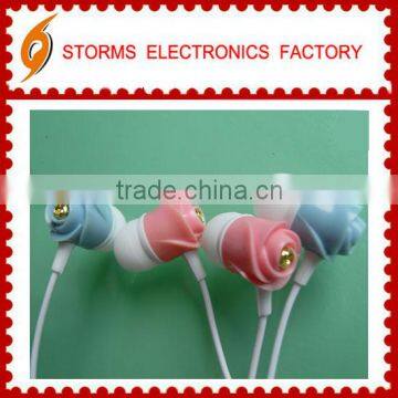 Pretty flower earphone and earbud For promotion