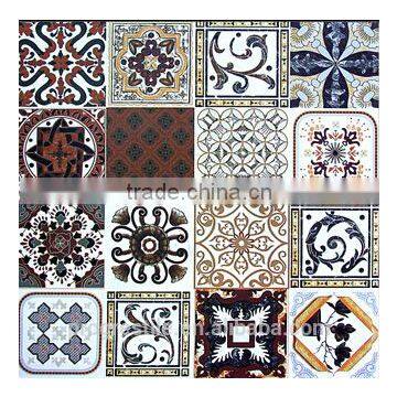 flower design tiles, living room tiles design, digital printing ceramic tile flooring (PMTR66009)