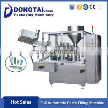 Aluminum tube filling machine and sealing machine