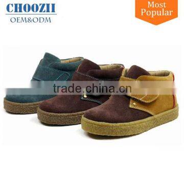 China Wholesale Designer Khaki Ankle Winter Shoes for Kids