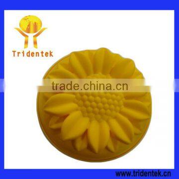 FDA & LFGB food grade silicone sunflower cake decorating