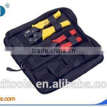 Terminal crimping plier and cable cutter combination tool bag,LS-K04WF Mini tool kit set