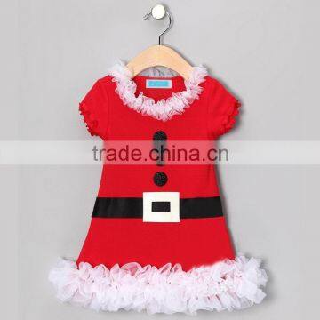 2015 new product gilr wear christmas dress for 3 years