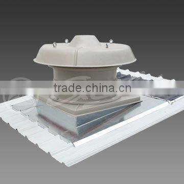 Industrial mute roof mounted exhaust fan with waterproof cover