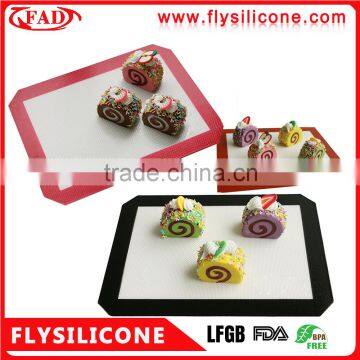Making Cookie 16.5*11.6 Inch Non-stick Easy-cleaned Silicone Baking Mat