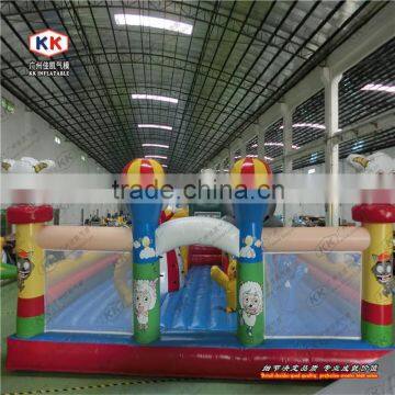 Popular Cartoon PVC Tarpaulin Inflatable Castle For Kids