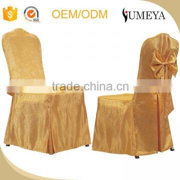 Wholesale Wedding Ruffled Cotton Spandex Polyester Banquet Chair Cover