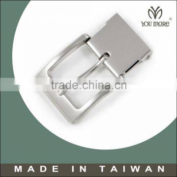 Reversible man nickel alloy press clip large police belt buckle