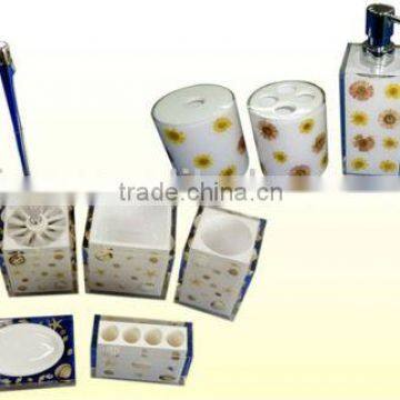 high quality acrylic\plastic bathroom accessories