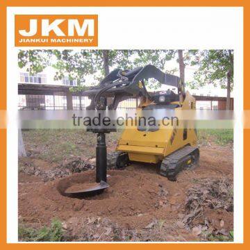 China mini skid steer loader with standard bucket ,trencher and hammer attachments for sale