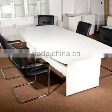 HC-M036 simple white conference wood table meeting table