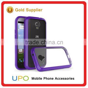 [UPO] Smart Transparent TPU Bumper Acrylic Plastic Hard Back Cover Phone Case for ZTE Allstar LTE Z819 photo-3