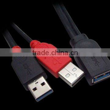 USB 3.0 A Female to USB 3.0 AM and USB 2.0 Y cable Splitter Cable