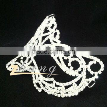 Shining rhinestone pageant beauty mask