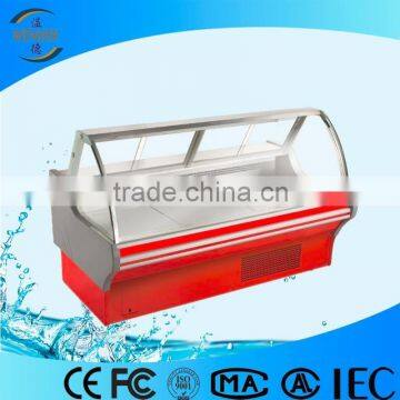 2.5M New Style supermarket Commercial meat and fish display cooler