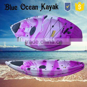 flower sea style fishing kayak/rudder kayak/ocean kayak