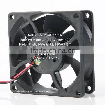 70mm dc7025 air cooling fans