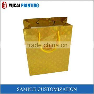 Gold art Paper gift paper bag