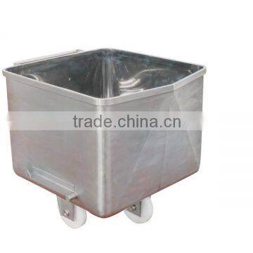 Vegetable & Fruit Skip / Charging Car SUS 304 200kg Stainless Steel