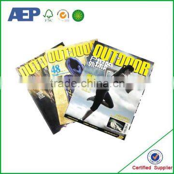 High quality printed cheap a4 magazine printing