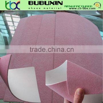 EVA insole laminated with nonwoven fiber insole