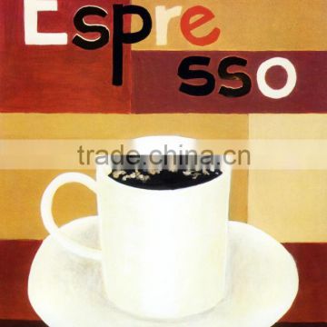 Simple still life cespresso painting