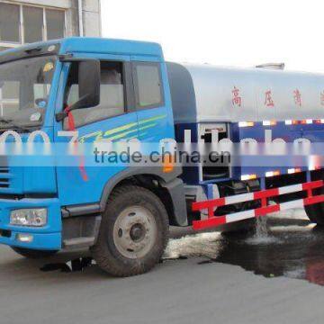 FAW high pressure washing truck