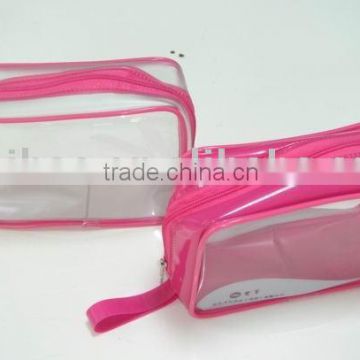 transparent cosmetic bag