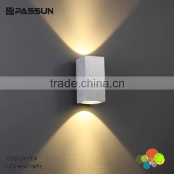 hot selling high bright 2*13w 2600lm led surface wall light for hotel/ gallery/ retaurant